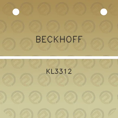 beckhoff-kl3312