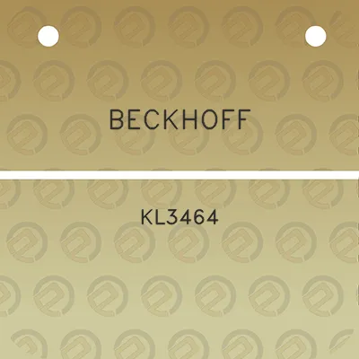 beckhoff-kl3464