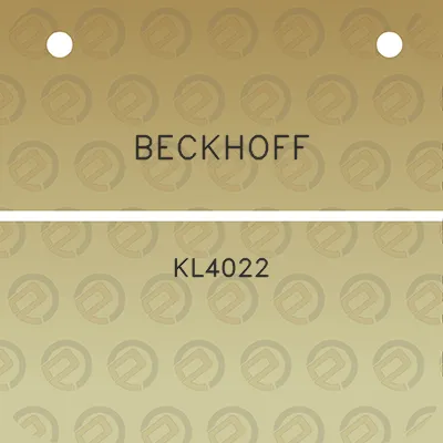 beckhoff-kl4022