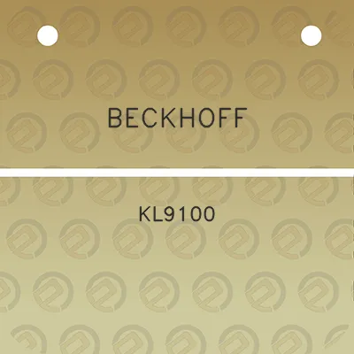 beckhoff-kl9100