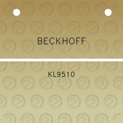 beckhoff-kl9510