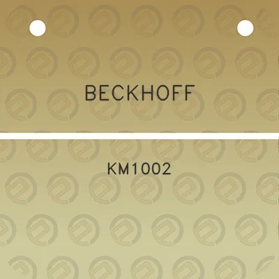 beckhoff-km1002