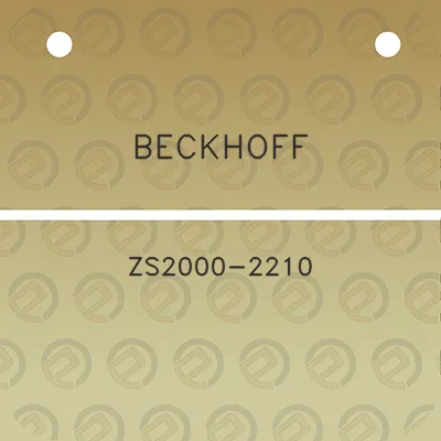 beckhoff-zs2000-2210