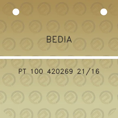 bedia-pt-100-420269-2116