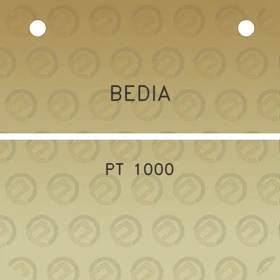 bedia-pt-1000