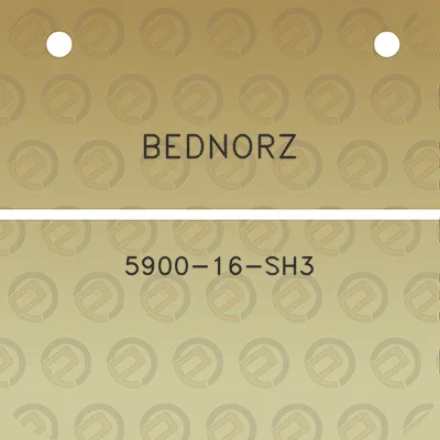 bednorz-5900-16-sh3