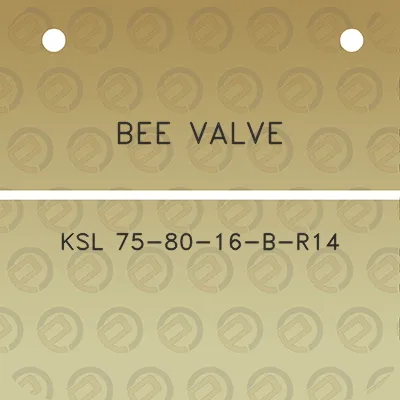 bee-valve-ksl-75-80-16-b-r14