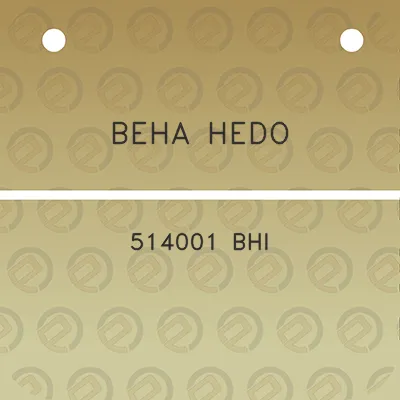 beha-hedo-514001-bhi