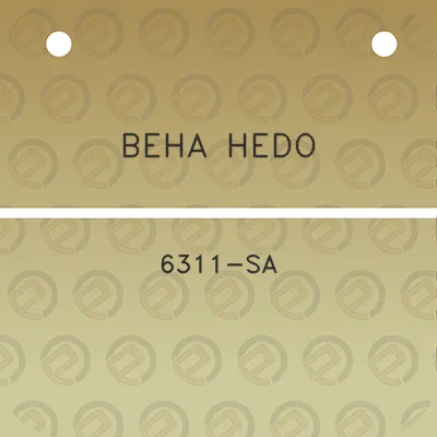 beha-hedo-6311-sa