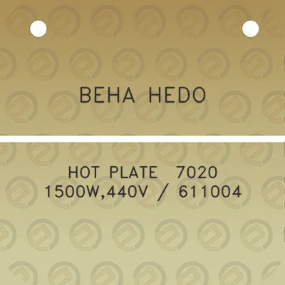 beha-hedo-hot-plate-7020-1500w440v-611004