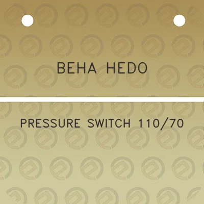 beha-hedo-pressure-switch-11070