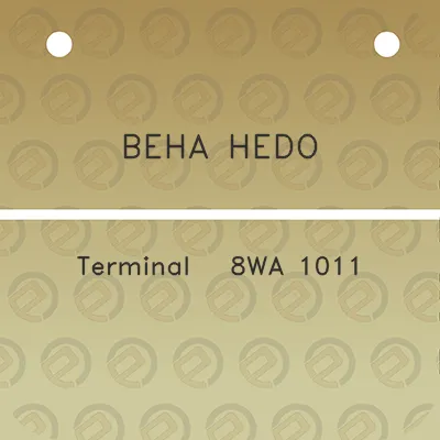 beha-hedo-terminal-8wa-1011