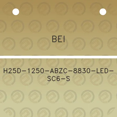 bei-h25d-1250-abzc-8830-led-sc6-s