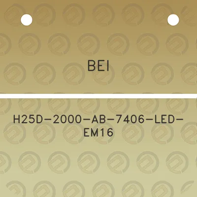 bei-h25d-2000-ab-7406-led-em16