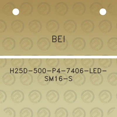 bei-h25d-500-p4-7406-led-sm16-s