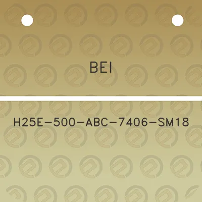 bei-h25e-500-abc-7406-sm18