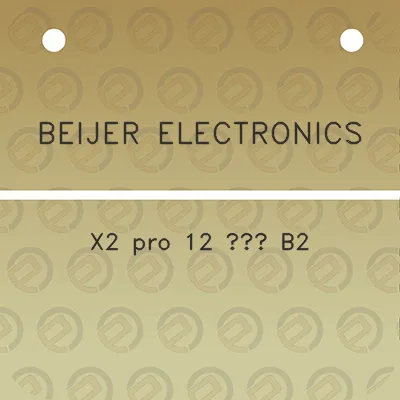 beijer-electronics-x2-pro-12-b2