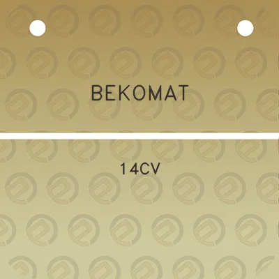 bekomat-14cv