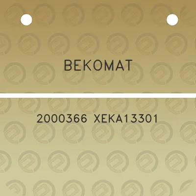 bekomat-2000366-xeka13301