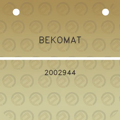 bekomat-2002944