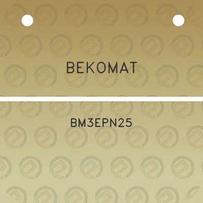 bekomat-bm3epn25