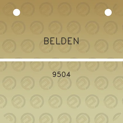 belden-9504