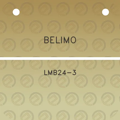 belimo-lmb24-3