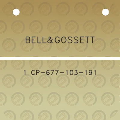 bellgossett-1-cp-677-103-191