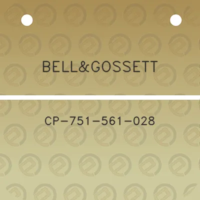 bellgossett-cp-751-561-028