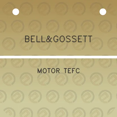 bellgossett-motor-tefc