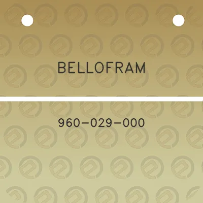 bellofram-960-029-000