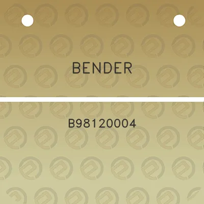 bender-b98120004