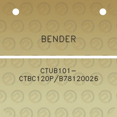 bender-ctub101-ctbc120pb78120026