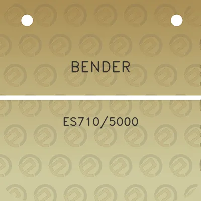 bender-es7105000