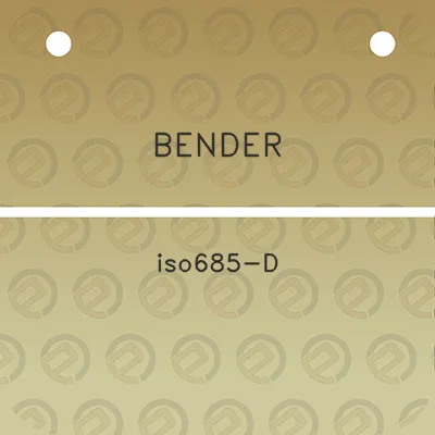 bender-iso685-d