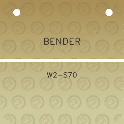 bender-w2-s70