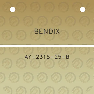 bendix-ay-2315-25-b