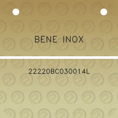 bene-inox-22220bc030014l