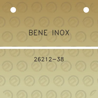 bene-inox-26212-38