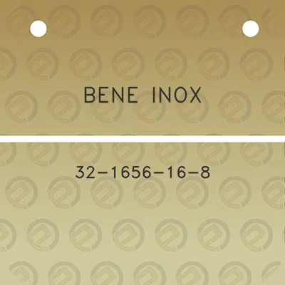 bene-inox-32-1656-16-8