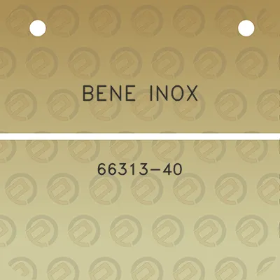 bene-inox-66313-40