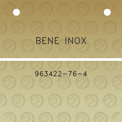 bene-inox-963422-76-4