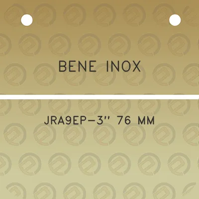 bene-inox-jra9ep-3-76-mm