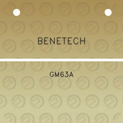 benetech-gm63a