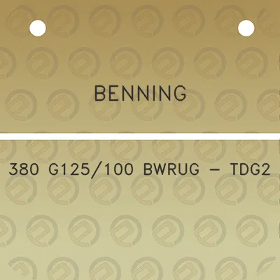 benning-380-g125100-bwrug-tdg2