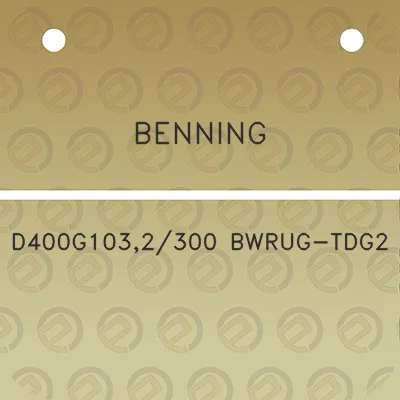 benning-d400g1032300-bwrug-tdg2