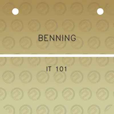 benning-it-101