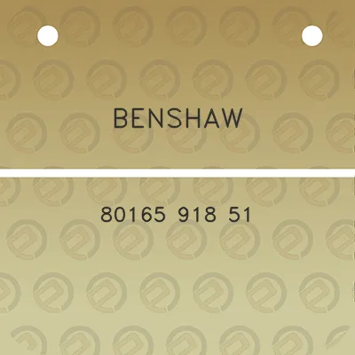 benshaw-80165-918-51