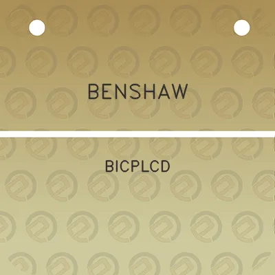 benshaw-bicplcd