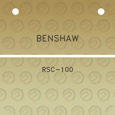 benshaw-rsc-100